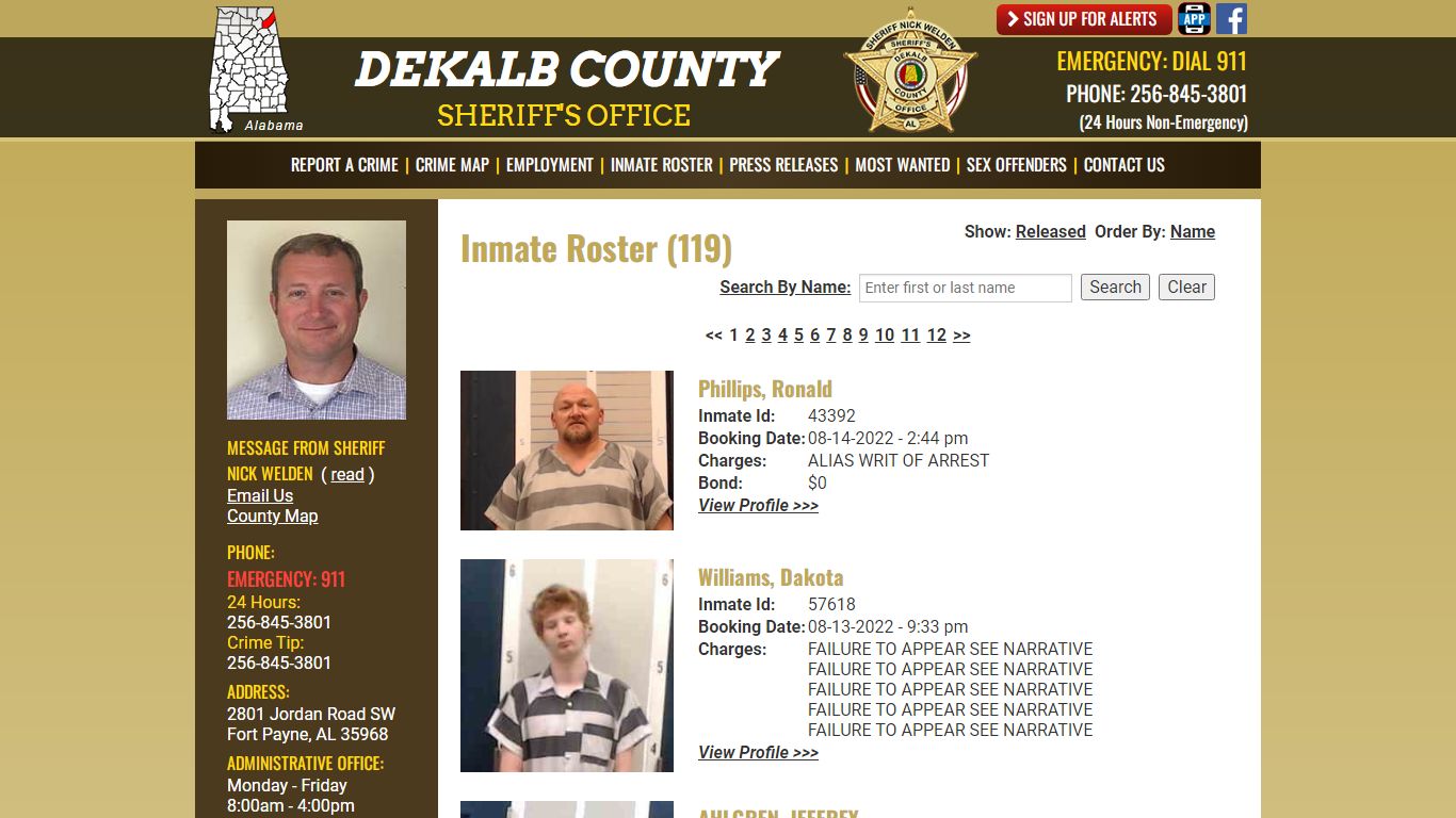 Inmate Roster - DeKalb County Sheriff