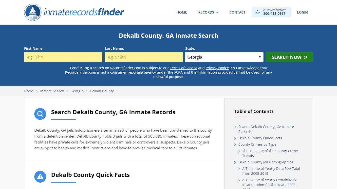 Dekalb County, GA Inmate Lookup & Jail Records Online